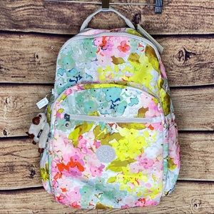 Kipling Seoul Luscious Floral Large backpack